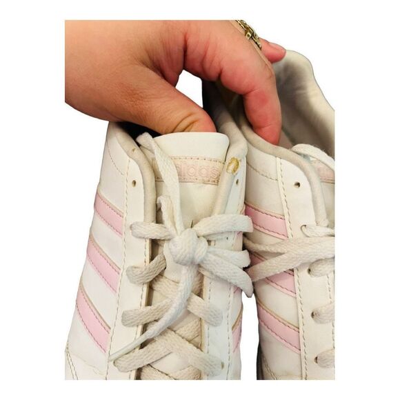 Adidas Ortholite Float Shoes in White and Pink size 8 1/2 leather sneakers - Picture 4 of 14